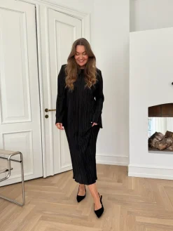 BYIC Kjoler<Kellyic Long Plissé Dress A23287