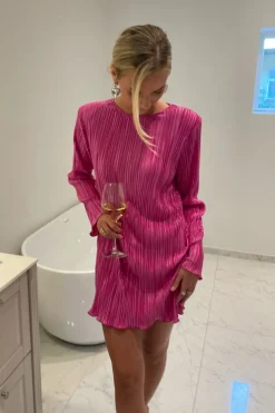 Discount Kellyic Plissé Dress Kjoler