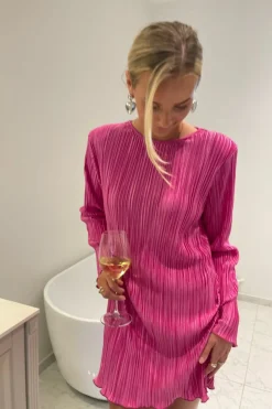 Discount Kellyic Plissé Dress Kjoler