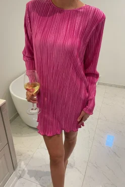 Discount Kellyic Plissé Dress Kjoler