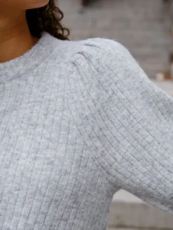 Neo Noir Bluser & Skjorter<Kelsey Knit Blouse 164539