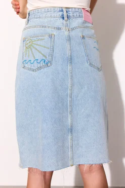 Hunkøn Nederdele<Kenna Denim Skirt 26021