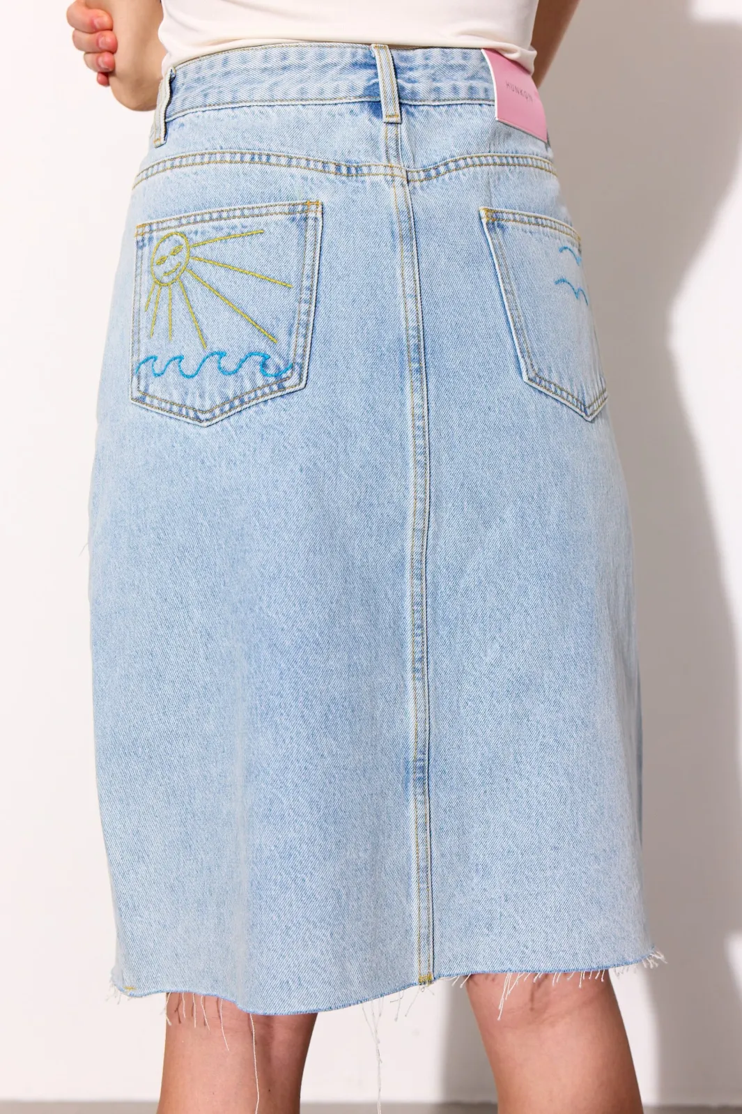 Hunkøn Nederdele<Kenna Denim Skirt 26021