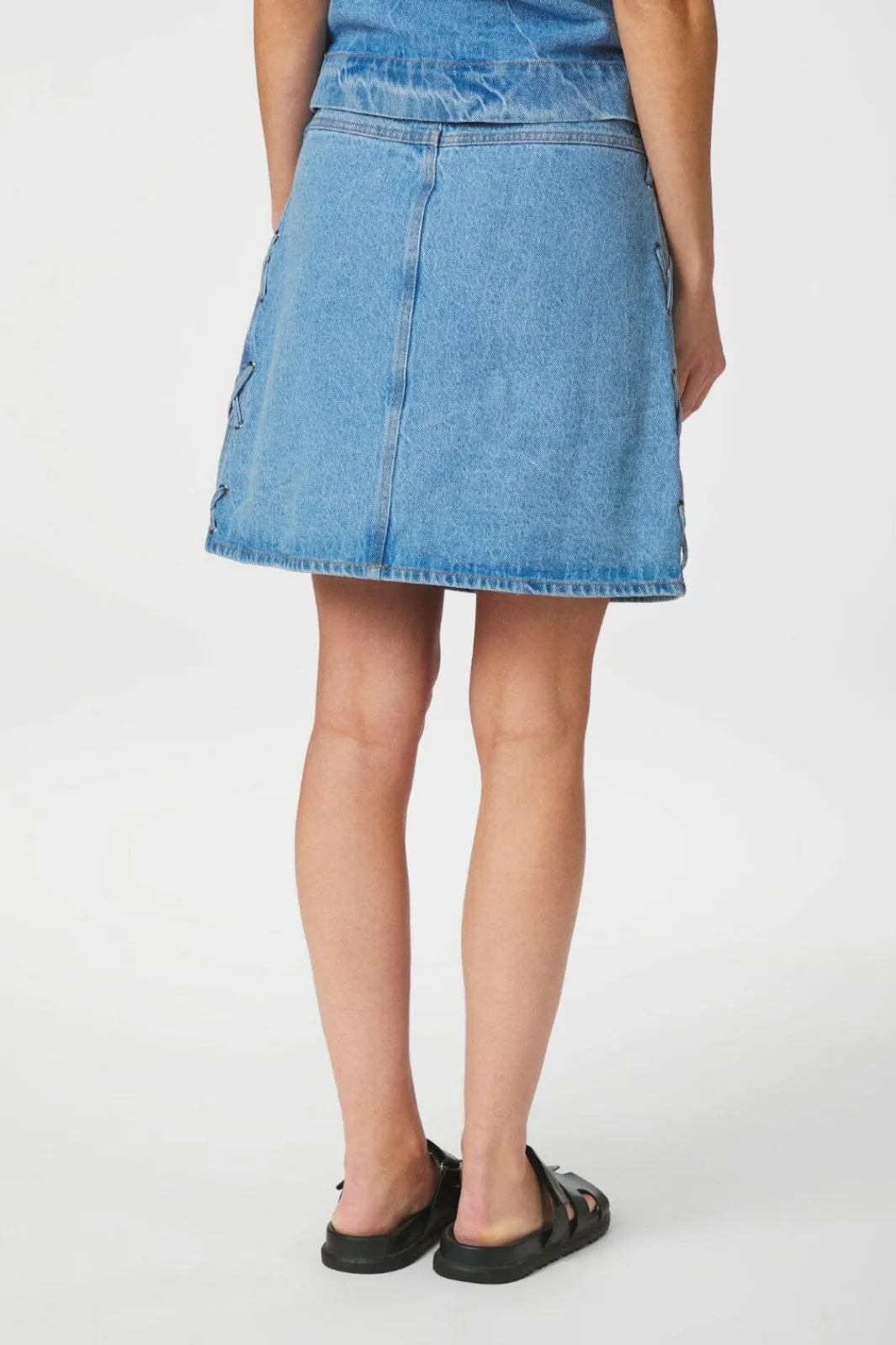Neo Noir Sæt 🛍️|Nederdele<Kessia Braid Skirt 165509