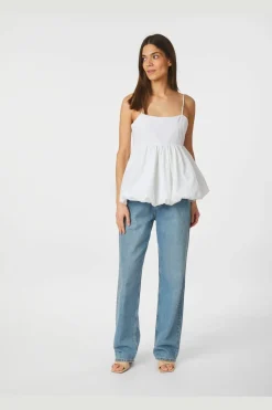 Neo Noir T-Shirts & Toppe<Khloe C Poplin Top 165515