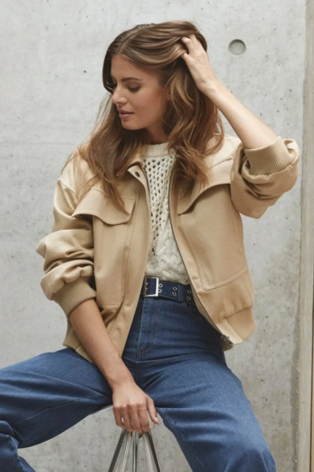 Co´Couture Sæt 🛍️|Bukser, Jeans & Leggings<Kimmycc Belt Jeans 41031