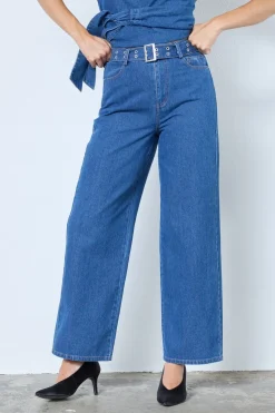 Co´Couture Sæt 🛍️|Bukser, Jeans & Leggings<Kimmycc Belt Jeans 41031