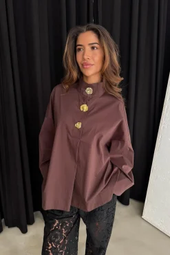 Continue Bluser & Skjorter<Klara High Neck 15088