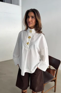 New Klara High Neck 15088 Bluser & Skjorter