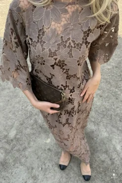 Clearance Klaraic Lace Long Dress Kjoler