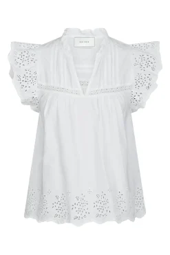 Clearance Kyoti Embroidery Top 165109 T-Shirts & Toppe