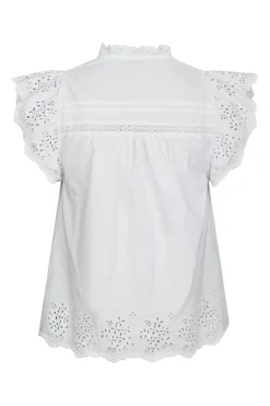 Clearance Kyoti Embroidery Top 165109 T-Shirts & Toppe
