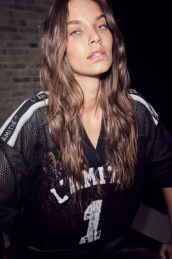 Haute L'Amitié Bluser & Skjorter<Lace Football V- Blouse HL10468