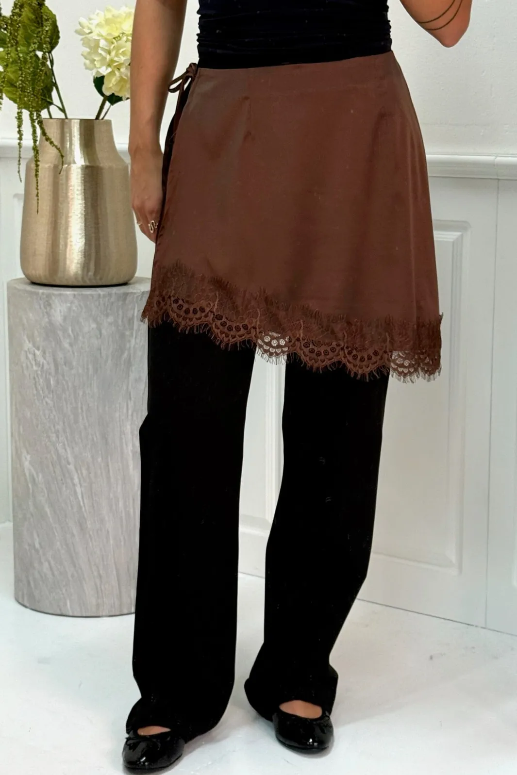 Dear Molly Nederdele<Lace Wrap Skirt