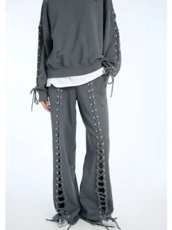 Discount Lacing Sweatpants 1143891205 Sæt 🛍️|Bukser, Jeans & Leggings