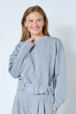 Clearance Lancecc Belt Sweat 47003 Sæt 🛍️|Sweatsæt & Comfy Wear