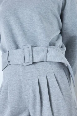 Clearance Lancecc Belt Sweat 47003 Sæt 🛍️|Sweatsæt & Comfy Wear