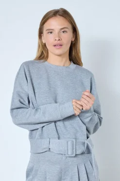 Clearance Lancecc Belt Sweat 47003 Sæt 🛍️|Sweatsæt & Comfy Wear