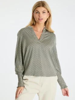 Neo Noir Bluser & Skjorter<Landa Graphic Pattern Blouse