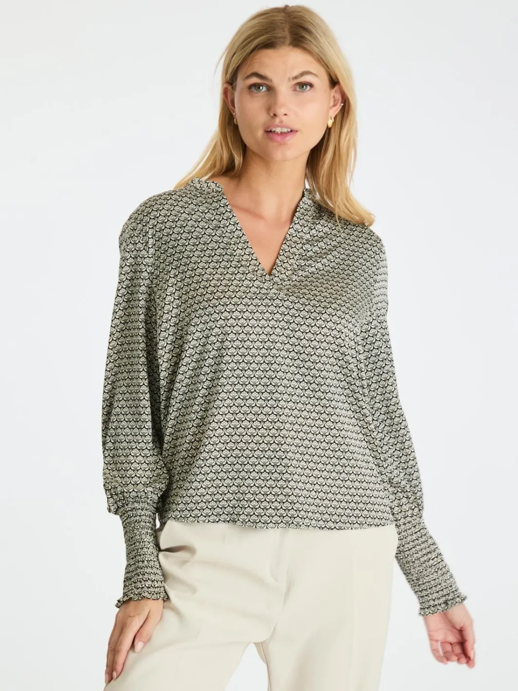 Neo Noir Bluser & Skjorter<Landa Graphic Pattern Blouse