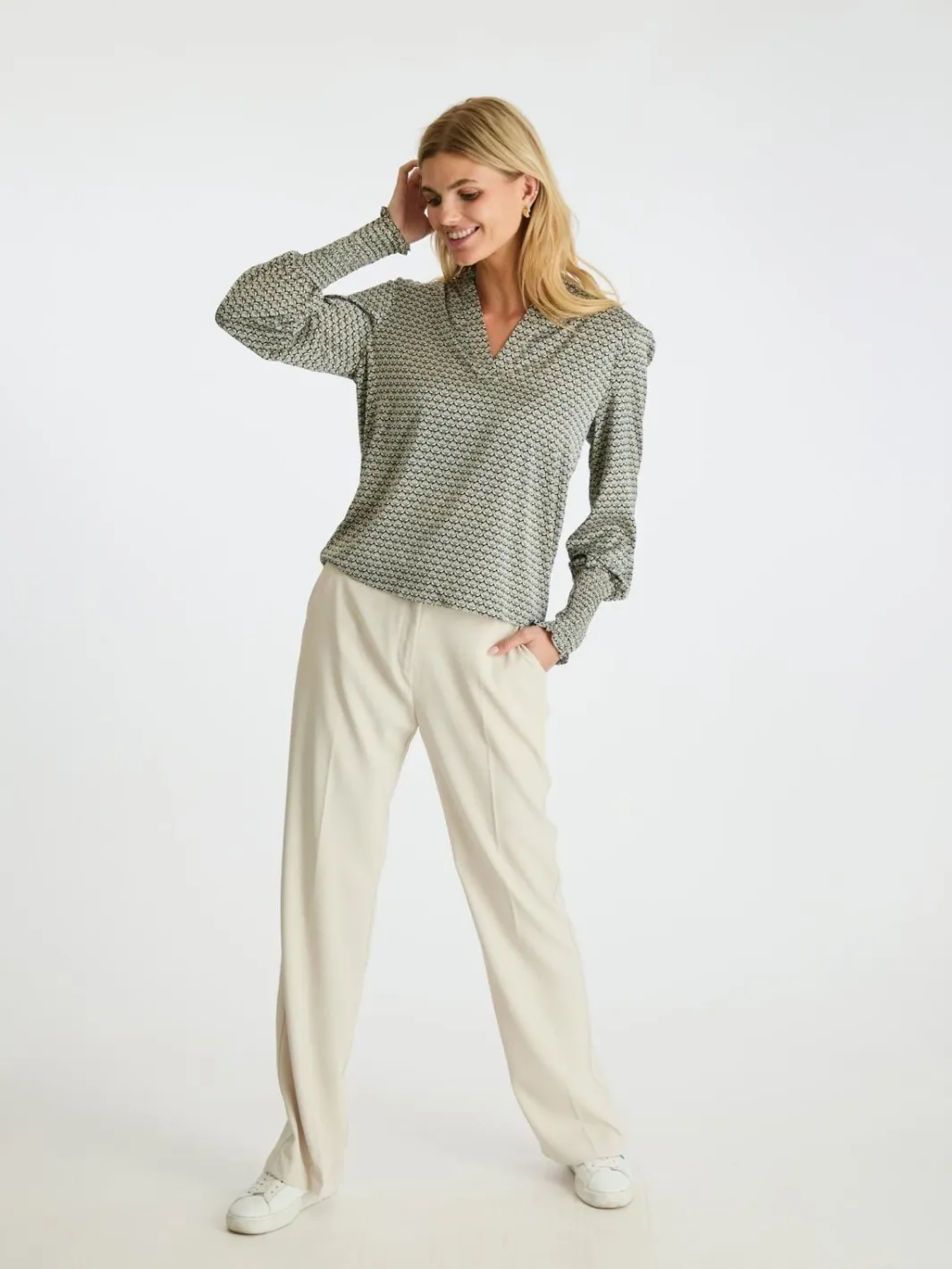 Neo Noir Bluser & Skjorter<Landa Graphic Pattern Blouse