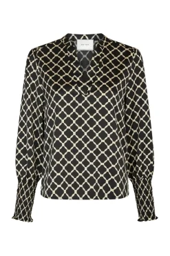 Outlet Landa Tile Print Blouse 166926 Bluser & Skjorter