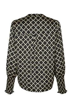 Outlet Landa Tile Print Blouse 166926 Bluser & Skjorter