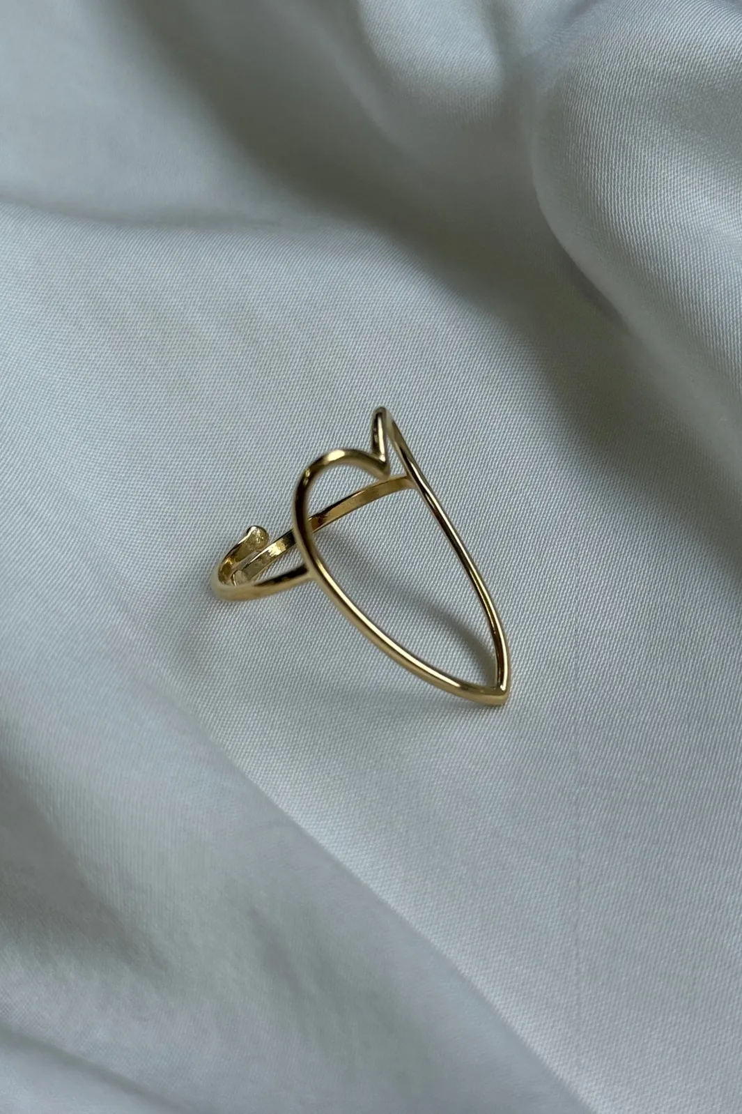 New Large Openwork Heart Ringe