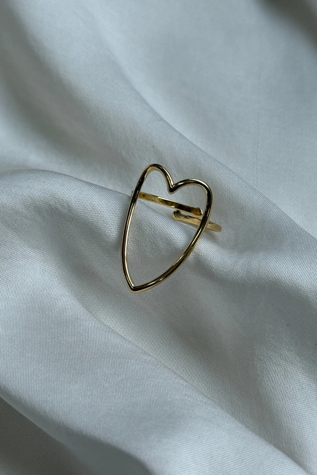 New Large Openwork Heart Ringe