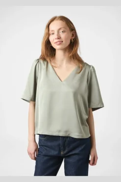 Hot Largo Heavy Sateen Blouse 160108 Bluser & Skjorter