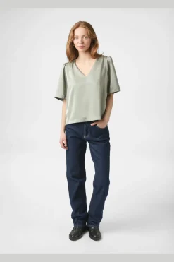 Hot Largo Heavy Sateen Blouse 160108 Bluser & Skjorter