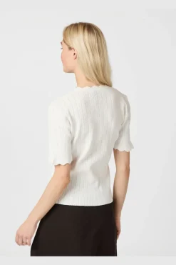 Hot Larifa Stitch Knit Tee 165311 Bluser & Skjorter|Strik