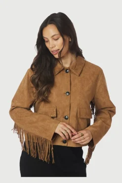 Lauron Faux Suede Jacket 165915 Overtøj & Jakker