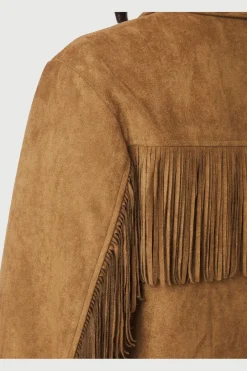 Lauron Faux Suede Jacket 165915 Overtøj & Jakker