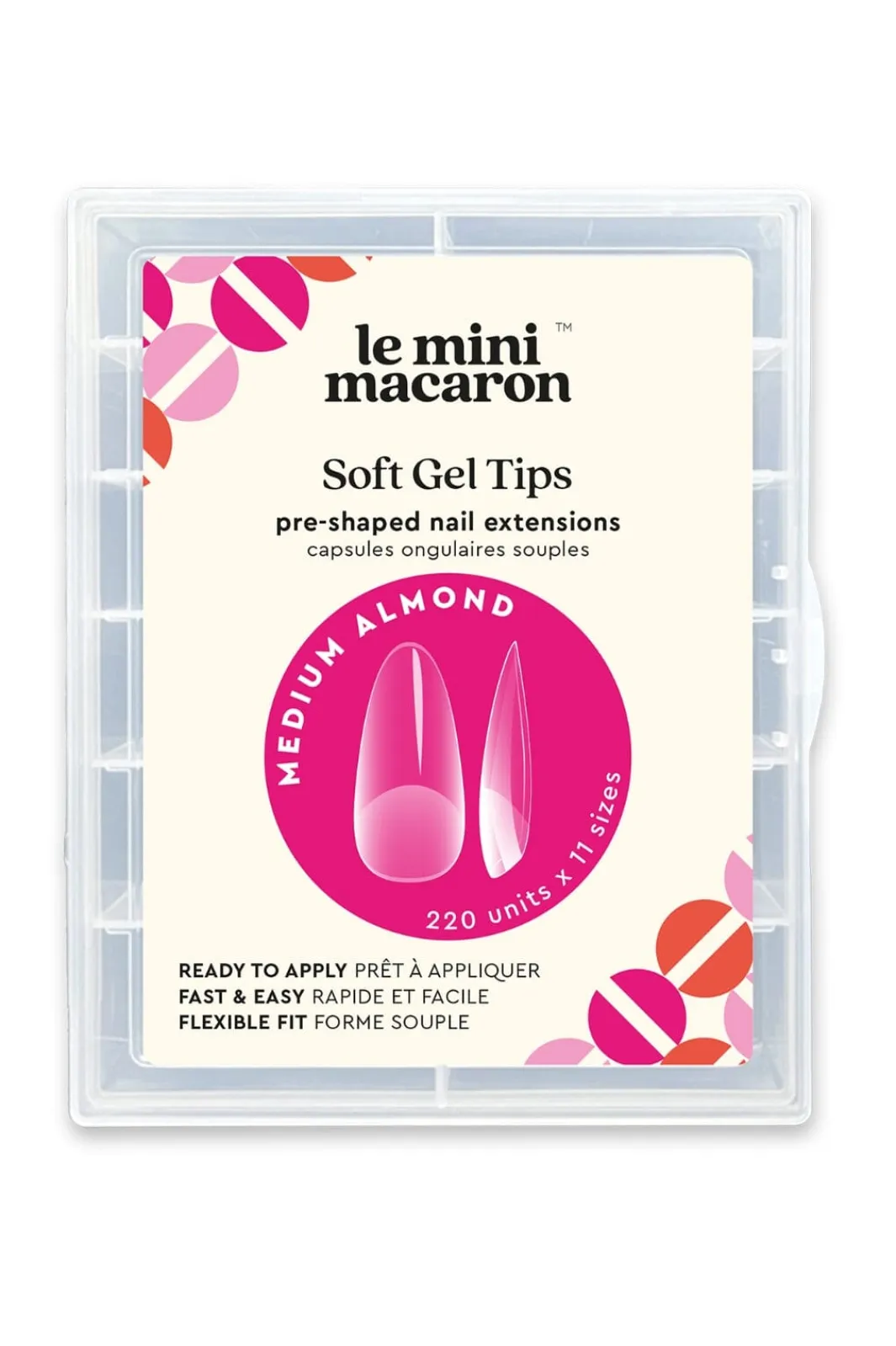 Best Le Gel Nail Tips (220 Stk) GNT002 Negle Ting