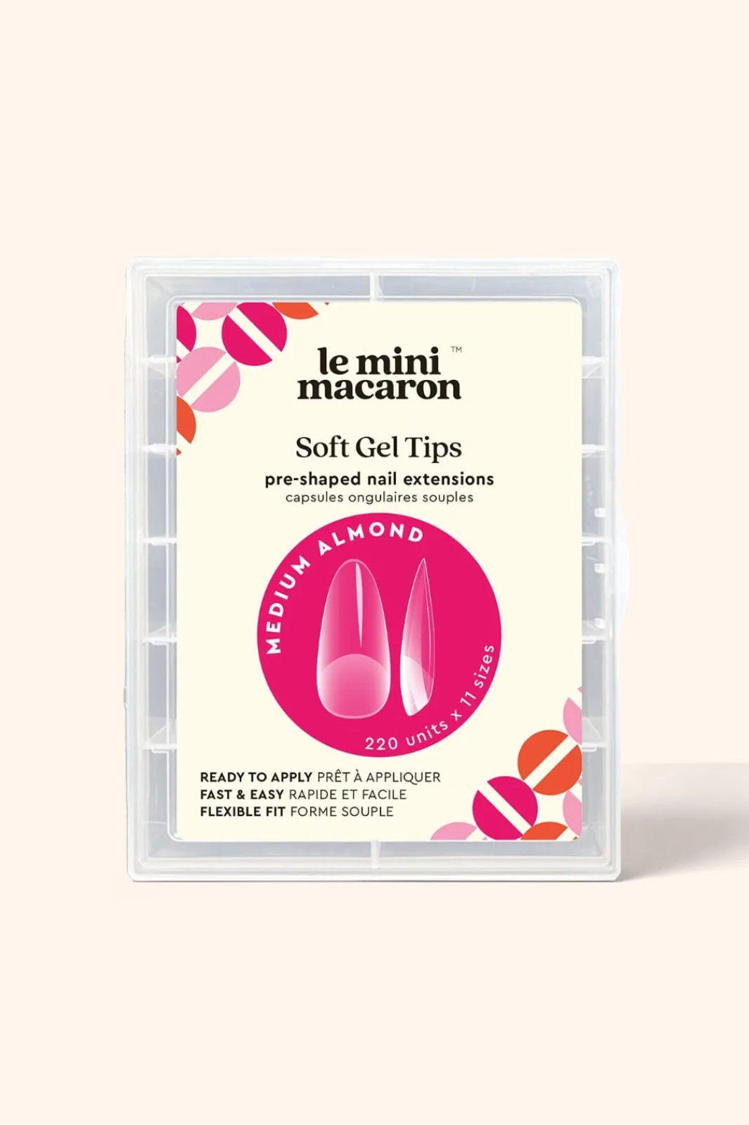 Best Le Gel Nail Tips (220 Stk) GNT002 Negle Ting