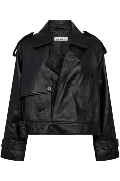 Haute L'Amitié Overtøj & Jakker<Leather Trench Jacket HL10165
