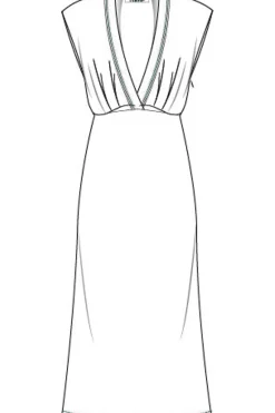 Haute L'Amitié Kjoler<L'Egance Drape Dress HL10041