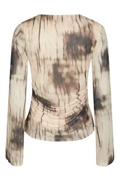 Sale Lenida Faded Mesh Blouse 167053 Bluser & Skjorter