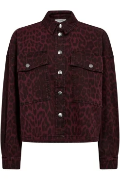Clearance Leocc Denim Crop Shirt 35931 Bluser & Skjorter