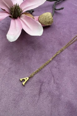 Mellow Moon Halskæder<Letter Necklace