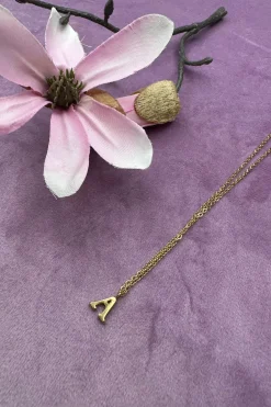 Mellow Moon Halskæder<Letter Necklace
