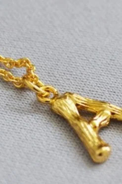 Outlet Letter Rustik Necklace Halskæder