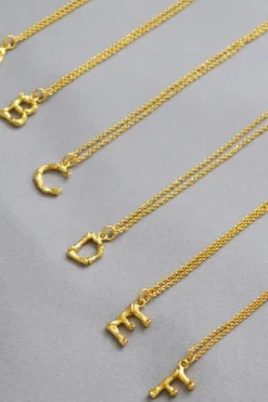 Outlet Letter Rustik Necklace Halskæder