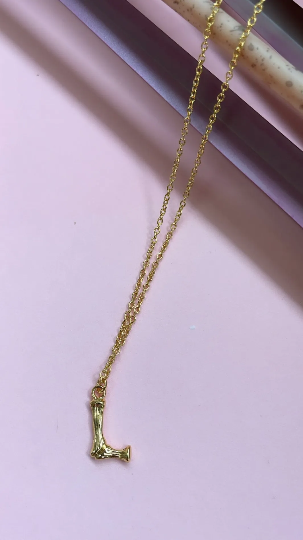 Outlet Letter Rustik Necklace Halskæder