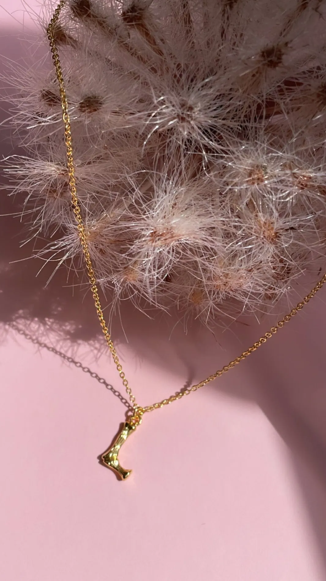 Outlet Letter Rustik Necklace Halskæder