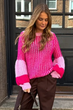 Liana Knit Sweater Bluser & Skjorter|Strik