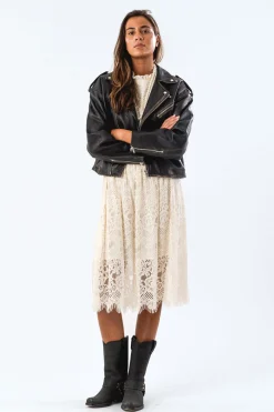 New Lilll Leather Jacket Overtøj & Jakker