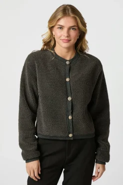 Online Limo Fluffy Knit Cardigan 161963 Cardigans