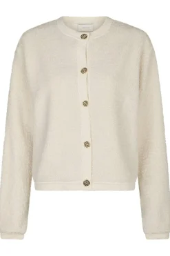 Clearance Limo Fluffy Knit Cardigan 161963 Cardigans|Ammevenligt Tøj